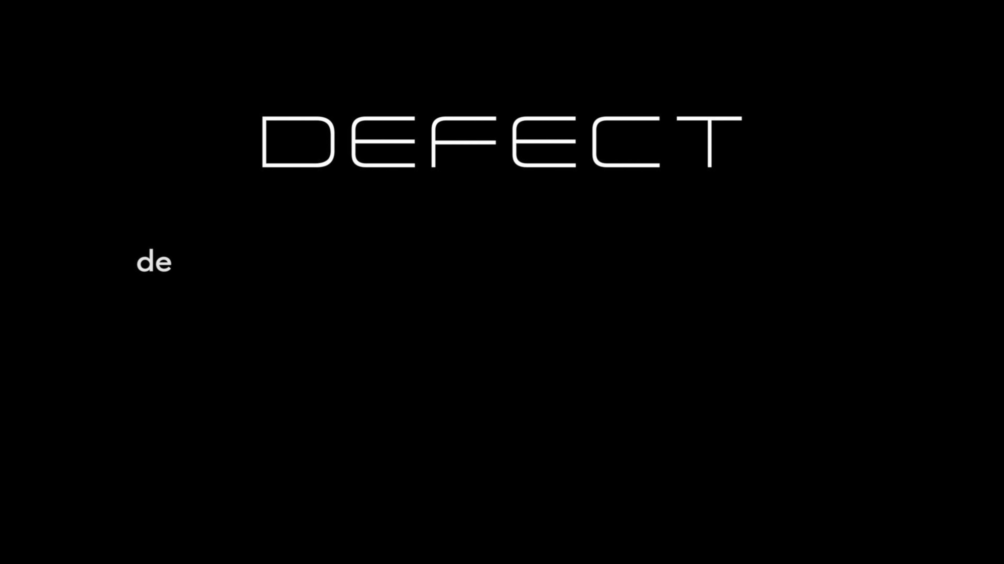 Defect